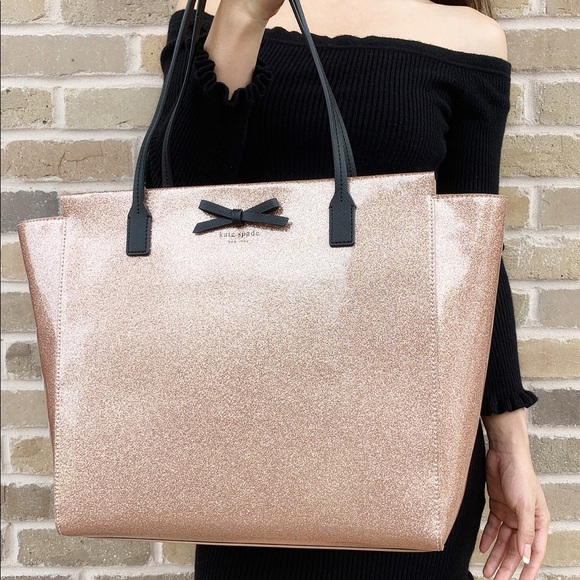 ‼️SALE‼️ Kate spade large tote wallet rose gold - Picture 3 of 6